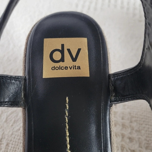 Dolce Vita Strapped Slip On Suede High Platform Sandal - Picture 8 of 8